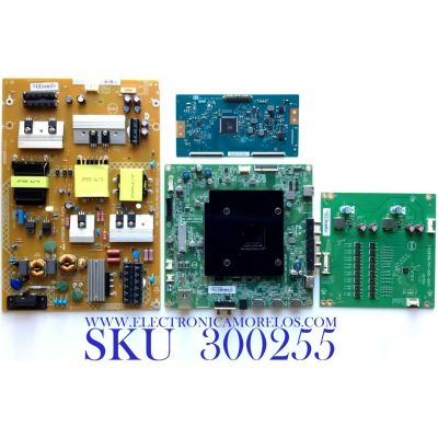 KIT DE TARJETAS PARA TV VIZIO / NUMERO DE PARTE MAIN XGCB0QK020 / T-CON 5565T50C01 / DRIVER LNTVGY25GXAF9 / FUENTE ADTVF4020AB7 / PANEL TPT650UA-QVN06.U REV:S600A / MODELO E65-E1 LTMWVKBS / LTMWVKBT